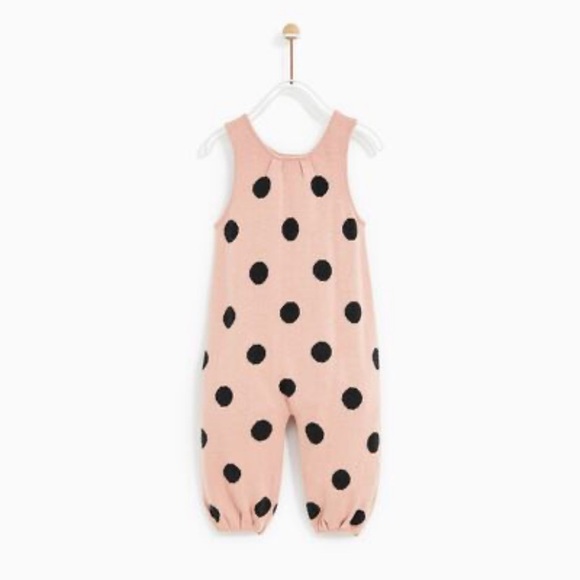 Zara One Pieces Nwt Zara Baby Girl Polka Dot Overalls Poshmark